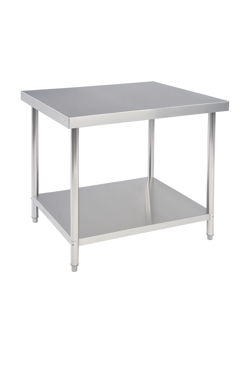 Table en inox 60 x 70cm – Acier inoxydable 201, professionnelle