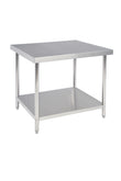 Table en inox 60 x 70cm – Acier inoxydable 201, professionnelle