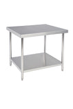 Table en inox 60 x 70cm – Acier inoxydable 201, professionnelle
